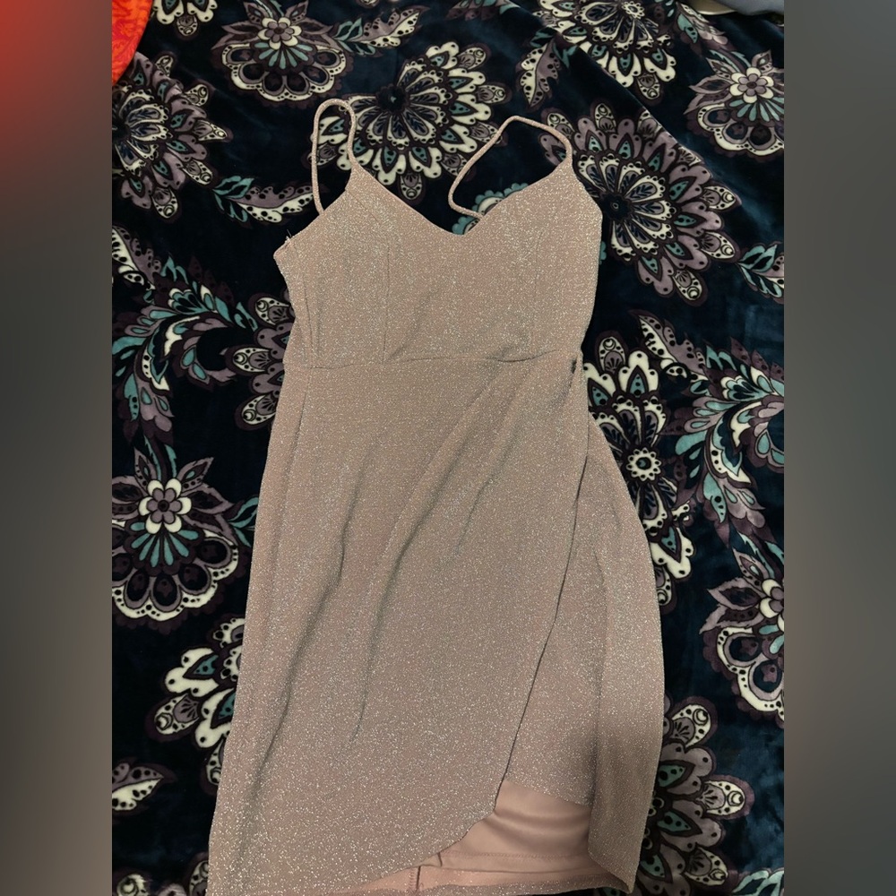Lulus sparkly pink dress